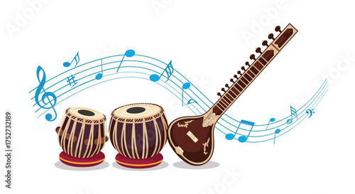 A celebration of Indian classical music and its instruments.