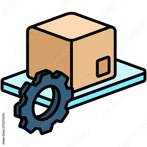 Prototype Mini Illustration Isometric Icon. Use For Modern Concept, Print, Ui, Ux Kit, Web And App Development. Vector Related To Market, Business, Finace