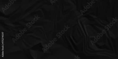 Cardboard black wrap cover crumpled paper background. old paper wrinkle texture pattern. wrinkled arts craft and Seamless crumpled paper.	
