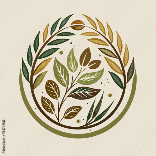 inspired organic food logo