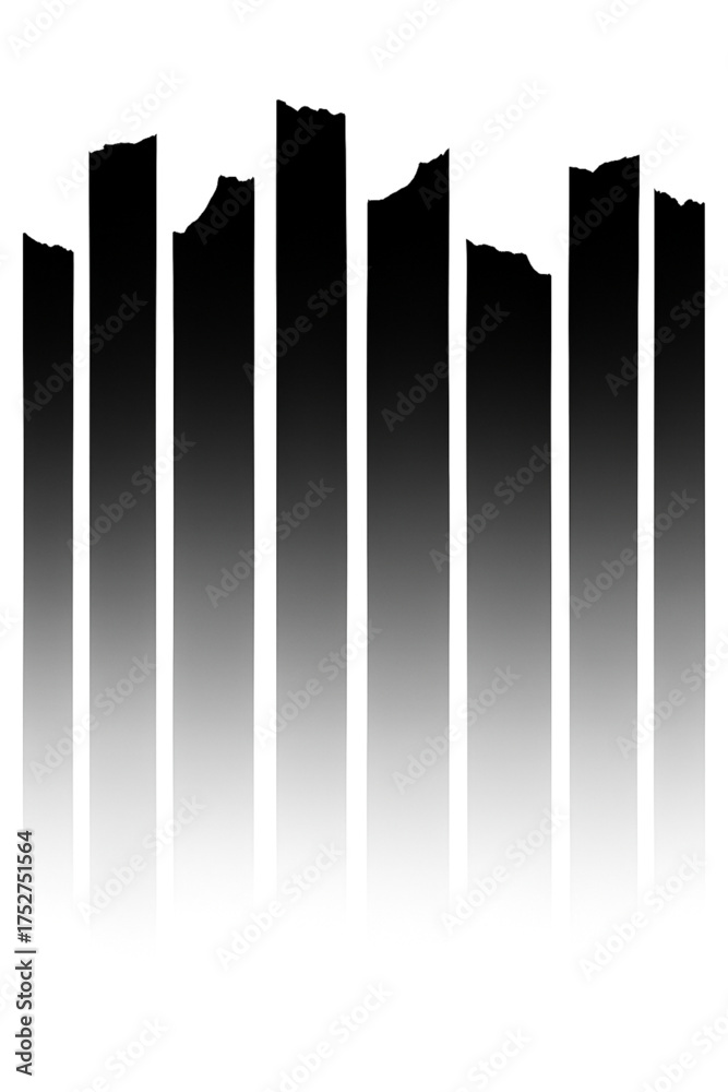 Obraz premium Eroded Skyline Gradient