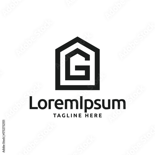 Simple business letter g logo