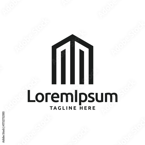 Creative modern logo design vector