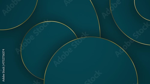 Abstract Luxury Geometric Circles Corporate Background