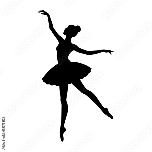 silhouette of a ballet dancer