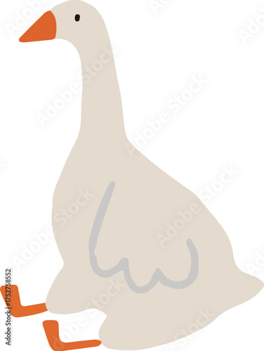 sitting duck drawing design for templates.