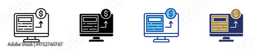 Payment Method  Icon Set Multiple Style Collection
