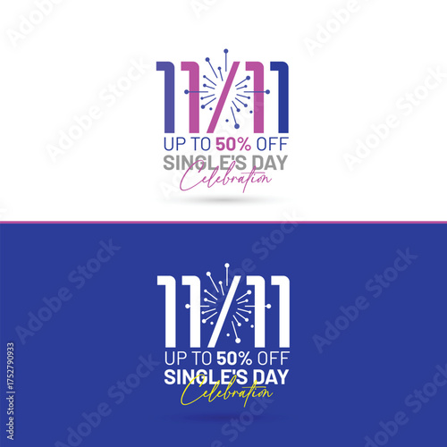 Singles' Day 1111 Sale Promotion Banner