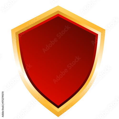 Free Download Red Gold Certificate Ornament Shield Illustration - GFXLoad
