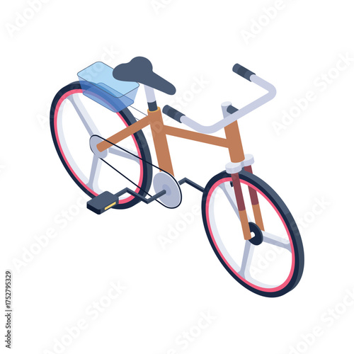 Vintage Cycle Vector icon which can easily modify or edit