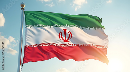 Official Flag of the Islamic Republic of Iran