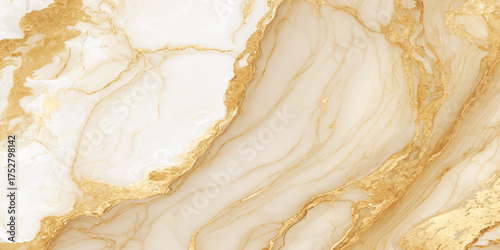 Abstract luxurious gold veined marble texture background.