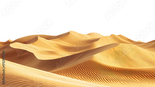sand dunes on transparent background PNG