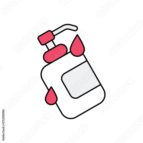 Shampoo Bottle Vector icon