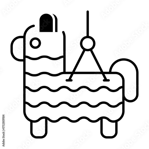 This Pinata icon is suitable for Mexico Country, etc.
