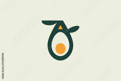 Financial bull logo with Upward Arrow