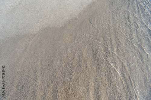 Fototapeta Naklejka Na Ścianę i Meble -  Natural formations and sand textures from the Baltic Sea beach perfect organic coastal background for nature design