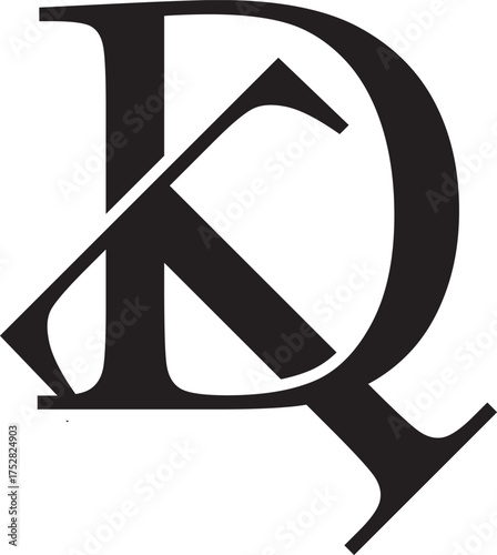 DT or TD letter modern logo design