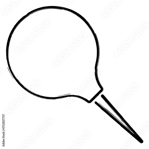 enema icon, brush strokes, vector illustration on white background.