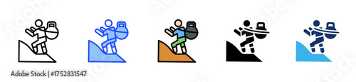 Perseverance Icon Collection With Multiple Styles