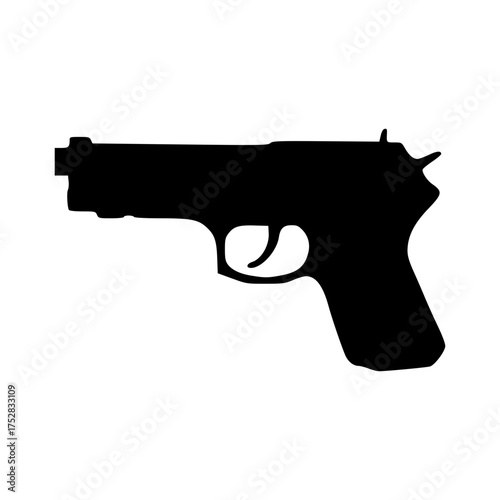 gun silhouette vector