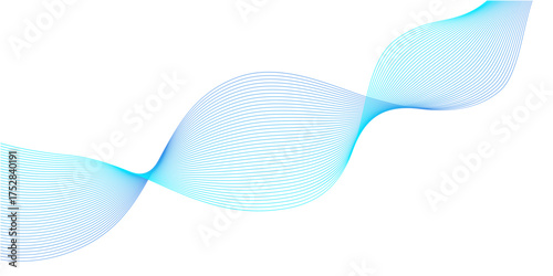 捻じれた曲線の抽象的な背景素材イラスト