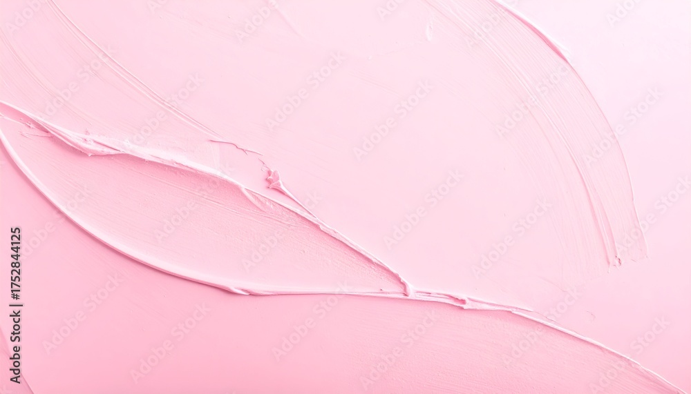Obraz premium Soft pink paint texture with smooth brush strokes, ideal for backgrounds in design and art projects