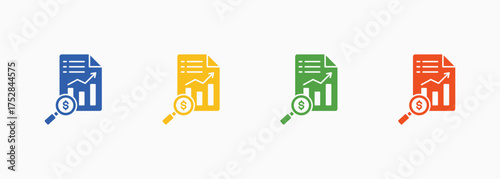 Insurance Icon Set Color Multiple Style Collection