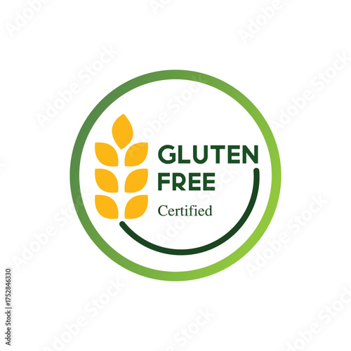 Authentic Gluten Free Certification Symbol Design Promoting Food Choices and Consumer Confidence in Product Quality and Dietary Compliance