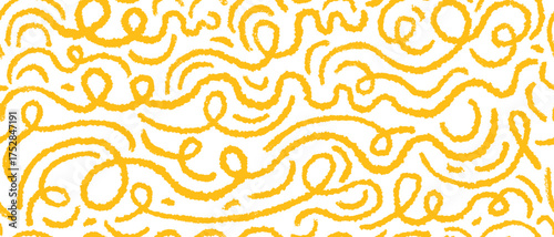 Pasta, spaghetti crayon pattern Ramen art texture