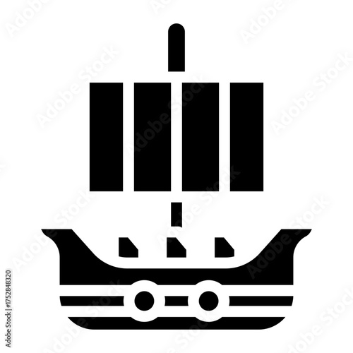 Viking Ship Icon