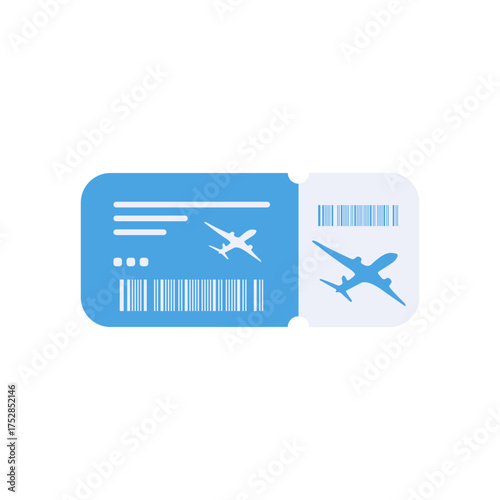 Plane Holiday Ticket Icon