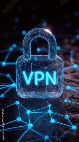 Holographic Padlock with VPN on Digital Network for Internet Privacy