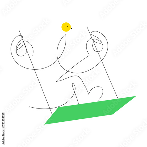 A sketchy style illustration representing fitness tracker
