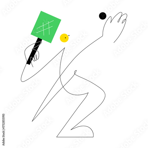 A sketchy style illustration representing fitness tracker
