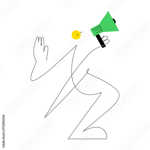 A sketchy style illustration representing fitness tracker
