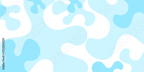 Minimal abstract fluid background with deep blue sea color combination design. Background concept design