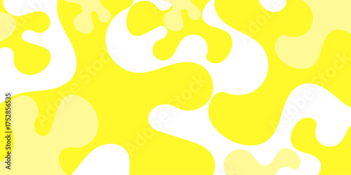 Minimal abstract fluid background with yellow color combination design. Background concept design