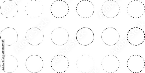 Papier peint Dotted circle