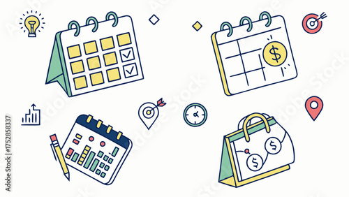 Business Calendars for Financial Planning Project Management Scheduling Deadlines and Strategic Goal Setting