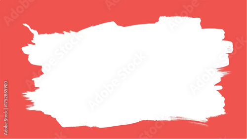 Wallpaper Mural Red paint frame background. Red paint frame with copy spaces for text and creative designs. Red border frame. Torontodigital.ca