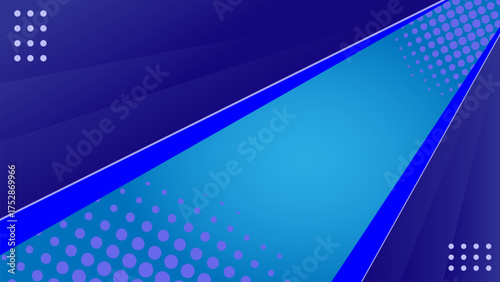 Abstract blue geometric banner background. blue comic effect background with halftone. Suitable for templates, sales banners, events, ads, web, and headers