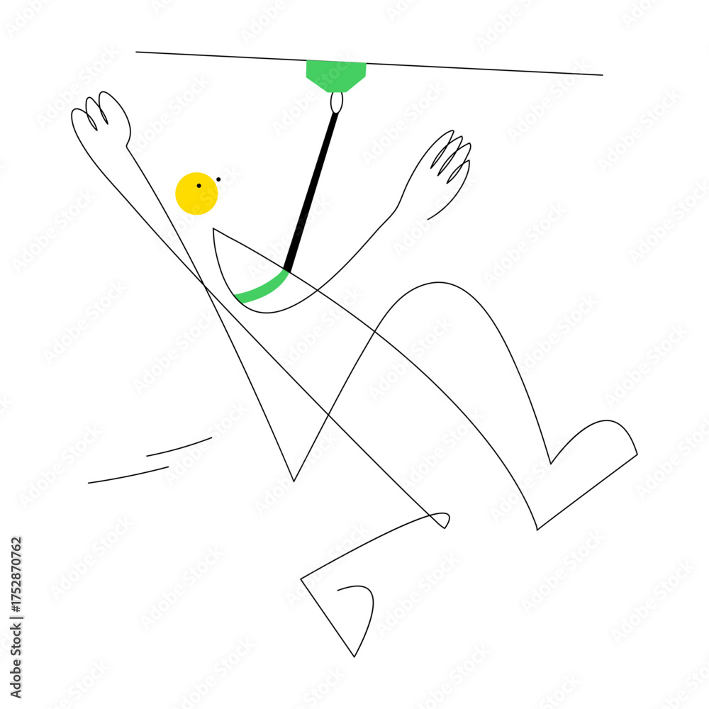 Obraz premium A sketchy style illustration representing fitness tracker