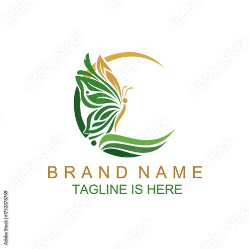 Logo Butterfly Design and Branding Elements