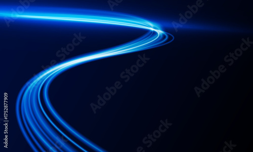 Abstract speed Business Start up launching product with Electric car and city concept Hitech communication concept innovation background,  vector design