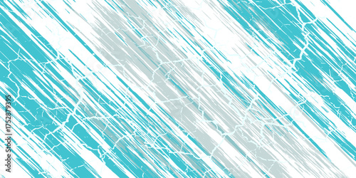 Abstract frame in light blue tone on a white background. Sporty design in grunge style. Illustration for sports, athletics, training, workout, etc.