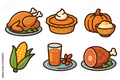 Wise men bearing gifts for a special occasion. Set of 6 vector illustration