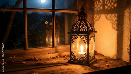 Soft candle light in warm setting