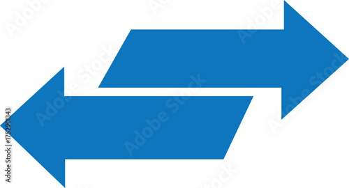 icon of two curved arrows pointing in opposite directions