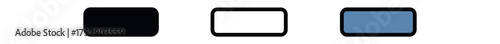 minus sign icon on white background Black silhouette flat icon outline icon and colored icon style. 1x3 grid. three minimal vector icon style.centered composition clear white space around